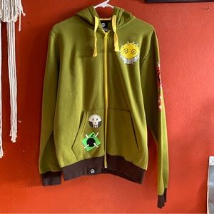 J!NX zip up hooded JACKET size small